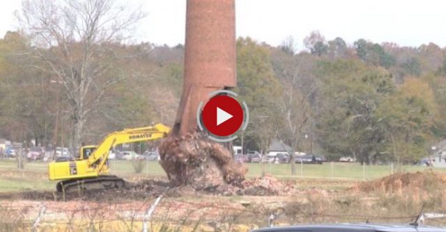 Pell City Implodes Historic Avondale Mills Smokestack