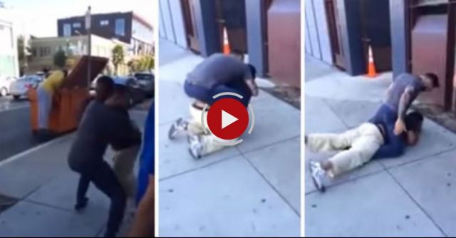 Man Gets Rekt Outside BJJ Gym For Disrespecting A Woman