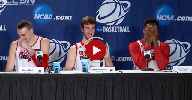 Wisconsin Basketball Player Has Embarrassing Moment At Press Conference