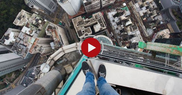 Dizzying Footage Of Urban Explorers In Hong Kong
