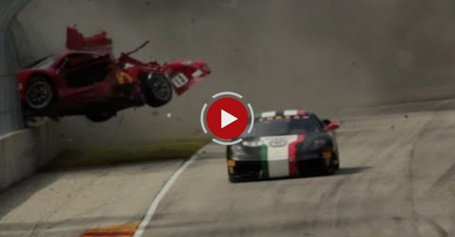 Ferrari Challenge Crash At Road America 