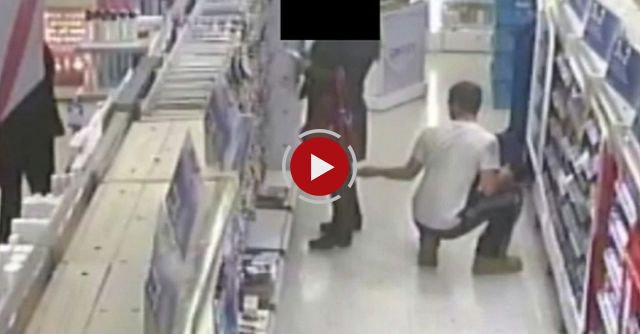 Naughty Voyeur Caught On CCTV In South London