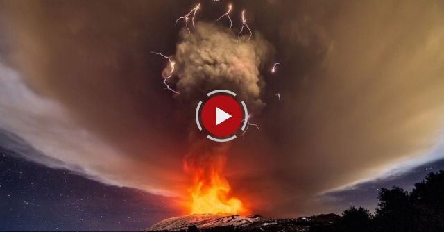Heaven And Hell: Mount Etna Erupts