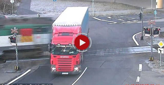 Train Smashes Into Truck In Czech Republic