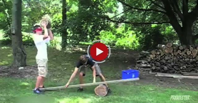 Blindfolded Nutshot Prank