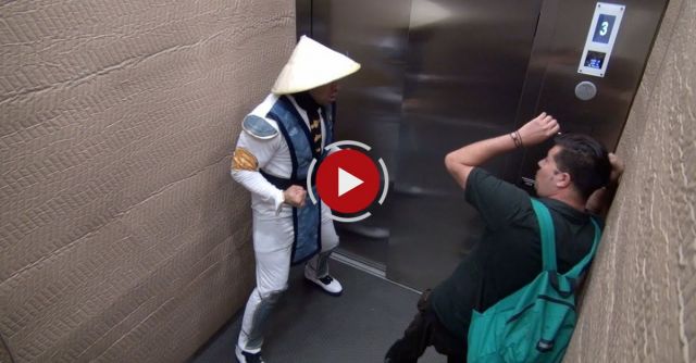 MORTAL KOMBAT ELEVATOR PRANK 2!