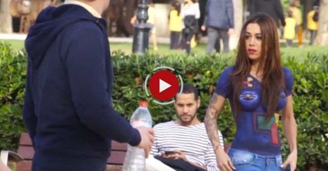 Girl With Painted Shirt