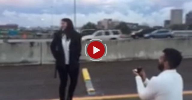 Idiot Shuts Down A Major Highway For Marriage Proposal