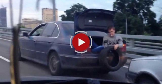 Towing Your Car The Russian Way.