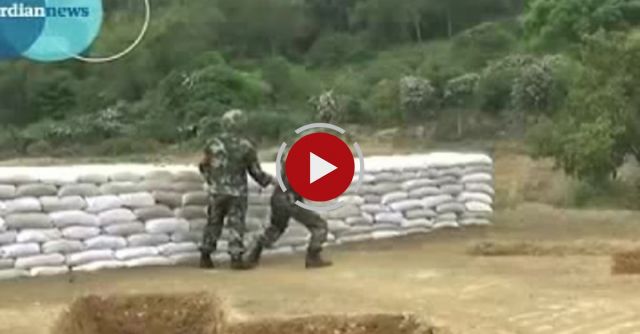 Chinese Army Hand Grenade Fail 