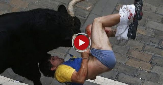 The Pamplona Bull Fighting Festival