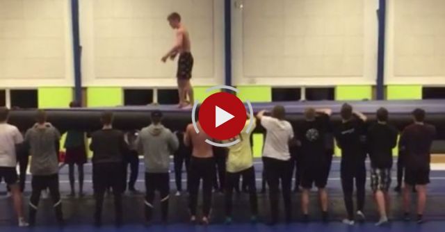 Huge Quadruple Backflip.