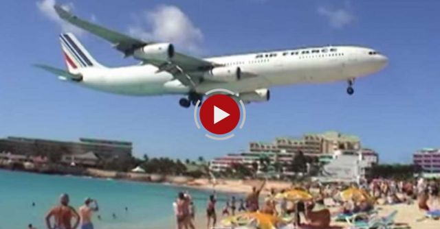 Amazing Plane Landing And Take-off Footage At Maho Beach St Maarten
