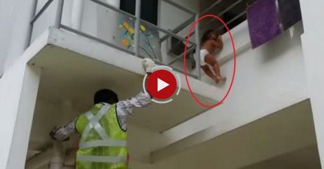 Foreign Worker Saves Baby In Singapore - Part 1 Of 2