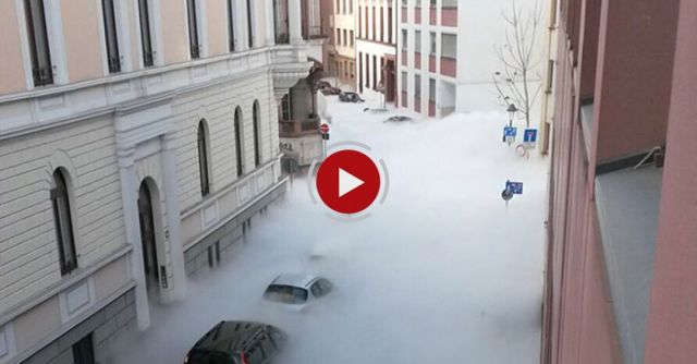 Cloud Of CO2 Fills German Town After A Truck Accident