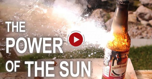 Burning Stuff With 2000ºF Solar Power!!