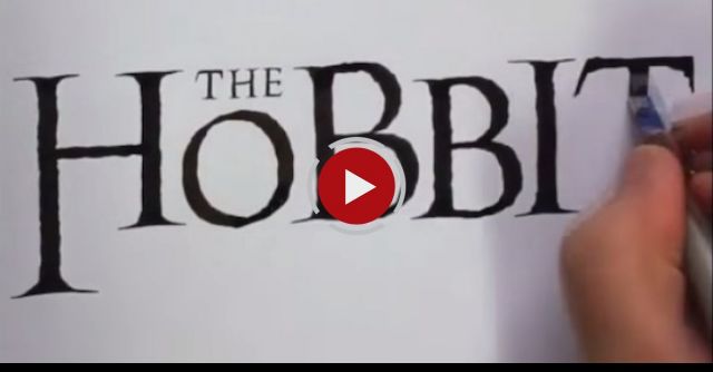 AMAZING! Artist Freehand Famous Logos