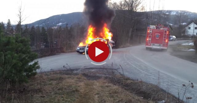 Car Fire Goes Wrong