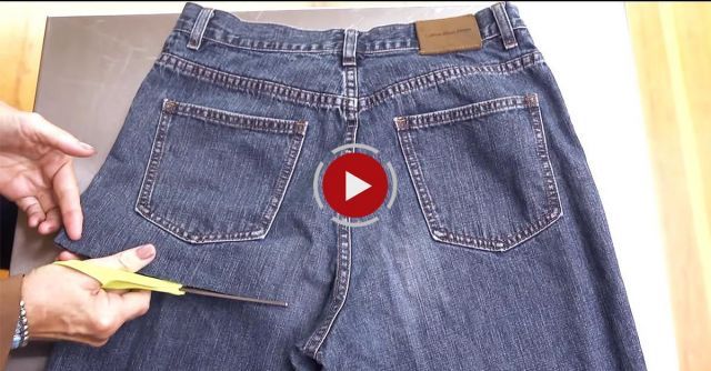How To Recycle Jeans Into A Garden Apron 