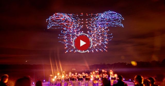 Drone Display Sets World Record For Most UAVs Airborne Simultaneously