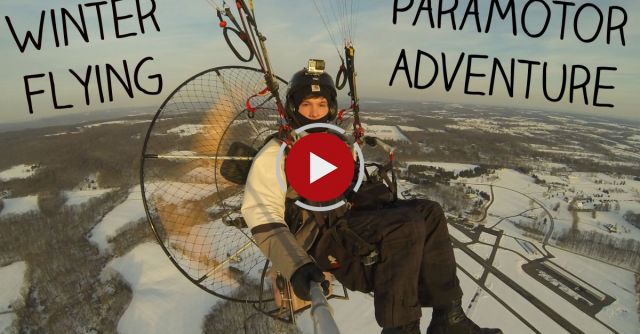 Epic Winter Flying - Paramotor Adventure
