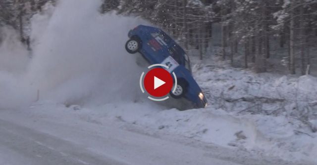One Icy Corner Takes Out Multiple Rally Cars