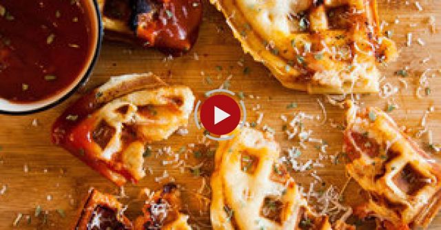 How To Make Pizza Waffles