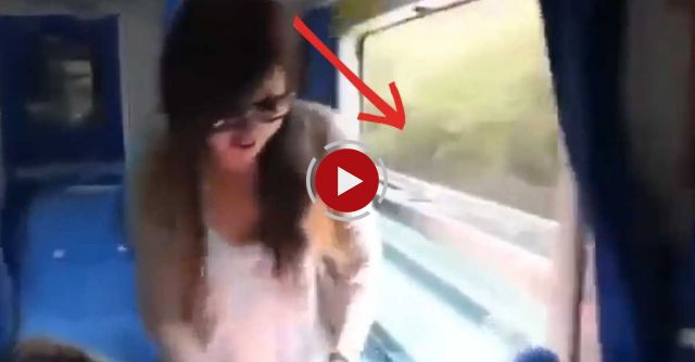 Girl Almost Decapitated By Sticking HEAD Out Of Train Window 
