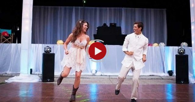 Surprise Wedding Dance Footloose Trent And Annalisa Brookshier