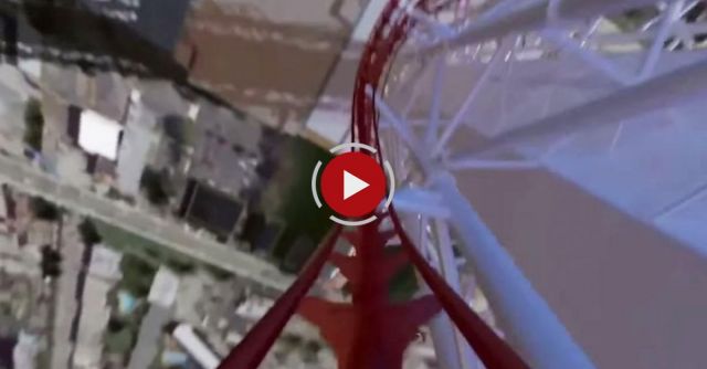 Skyscraper World's Tallest Roller Coaster POV - Skyplex Orlando