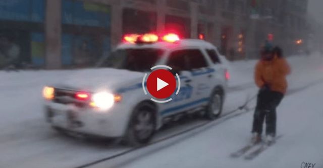 SNOWBOARDING WITH THE NYPD