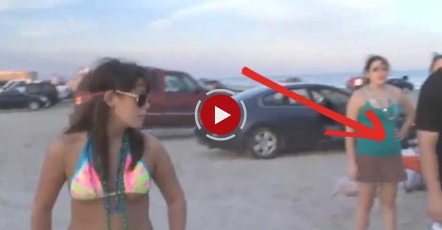 Party Heat - Girl In Bikini Resists Arrest