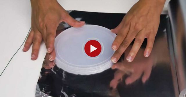 Tin Foil Ball Ornament