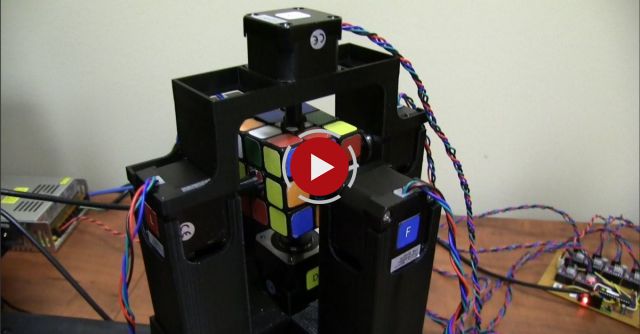 World's Fastest Rubik's Cube Solving Robot