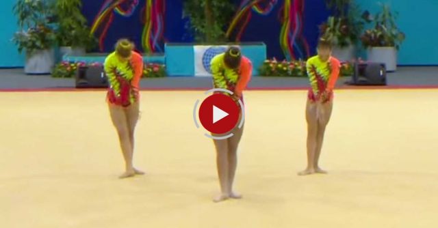 POLAND Women's Groups - Balance Qualifications  -- 2014 Acrobatic Worlds, Levallois-Paris (FRA)