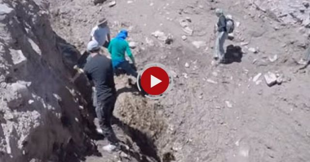 Mud Avalanche On Aconcagua