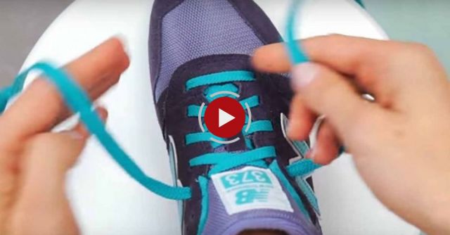 Tie A Shoelace In 2 Seconds