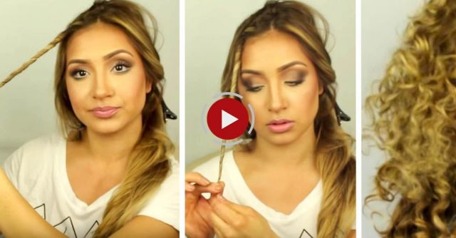 How To Get Crazy Big Curly Hair (no Heat)