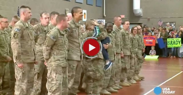 Toddler Ignores Military Rules, Runs To Mom, Becomes Viral Sensation!