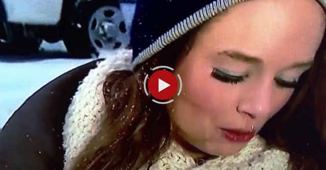 Channel 5 News Reporter - Snot Dripping Down Nose