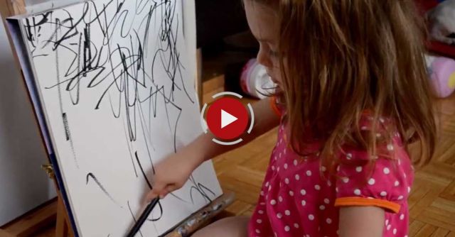 The Lady And The Fox - A Painting Collaboration With My Toddler