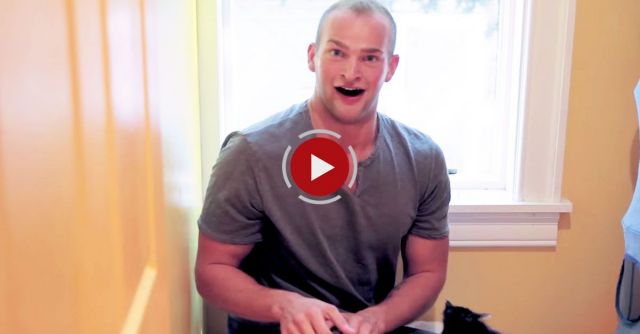 Giant Men Meet Tiny Kittens