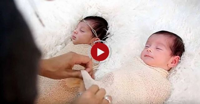 Noor And Layla - Newborn Girl Twins Photographed By Ana Brandt