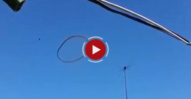 Black Ring In The Skies Over Kazakhstan