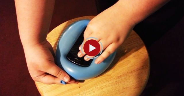 Home Made Cell Phone Balloon Case