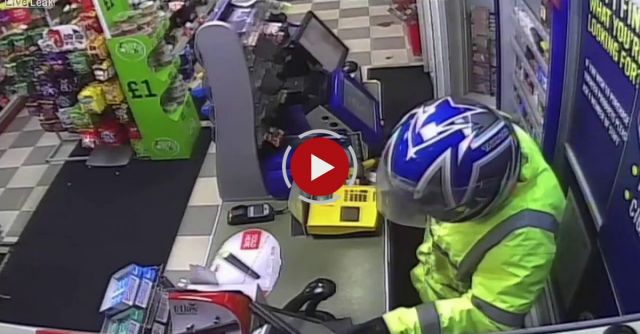Fearless Have-a-go Hero Destroys Armed Robber