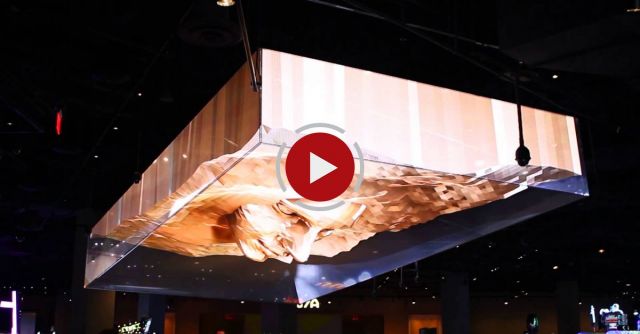 Center Bar 3-D Video At SLS Las Vegas