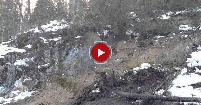 Landslide Up Close Is Terrifying