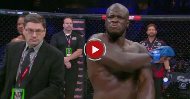 MMA Fighter Accidentally Backfists Official