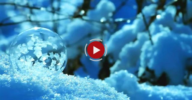 Soap Bubbles @ -15 Degrees Celsius